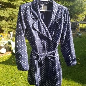 MODCLOTH PLUS SIZE DOTTED TRENCH